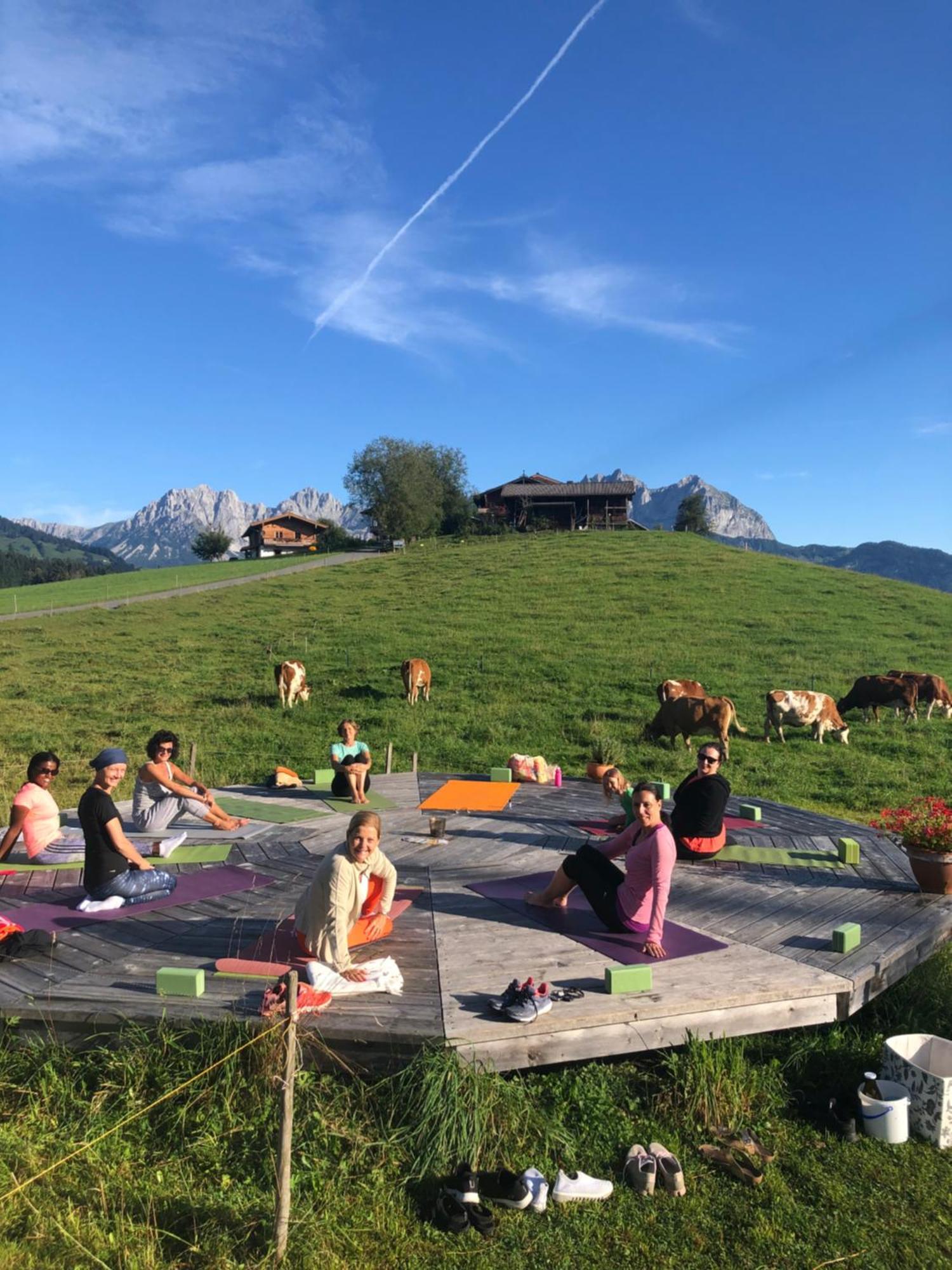 Ferienwohnung Bio Yoga Hof Kitzbühel Exterior foto